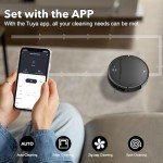 2-in-1 Robot Vacuum and Mop with Smart Features