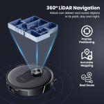 Proscenic Q8 Robot Vacuum and Mop with Lidar