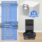 16 Pack Dust Bags for Roborock Vacuums