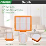 Neutop Replacement Filters for Shark Robot Vacuums