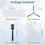 16-Pack HEPA Filter Replacements for Robot Vacuums