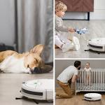 Powerful Robot Vacuum with Self-Charging and Tangle-Free Design