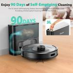 Tikom L8000 Plus Robot Vacuum, Mop & Self-Emptying Base