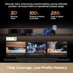 DREAME X60 Max Ultra Complete Robot Vacuum and Mop, Upgraded from X50 Series, 3.13in (7.95cm) Ultra-Thin Design, 35,000Pa Suction, Self Emptying&Refilling, Mop Self-Cleaning, 280+ Obstacle Avoidance