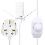 Salt Lamp Cord with Dimmer & 5 Bulbs