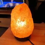 Himalayan Salt Lamp with Button Control – Pink Decor