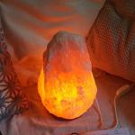 Himalayan Salt Lamp with Button Control – Pink Decor