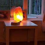 Himalayan Salt Lamp with Button Control – Pink Decor