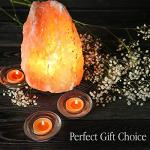 Himalayan Salt Lamp with Button Control – Pink Decor