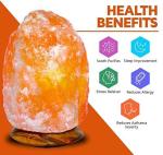 Himalayan Salt Lamp with Integrated Dimmer Function