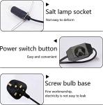 Haraqi Himalayan Salt Lamp Dimmer Cord with Bulbs