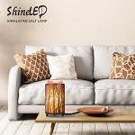 Himalayan Salt Lamp in Forest Design Basket