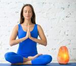 Himalayan Salt Lamp with Free Pink Salt