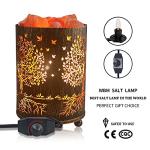Himalayan Salt Lamp with Tree of Life Design