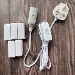 Salt Lamp Power Cord with Switch and Bulbs