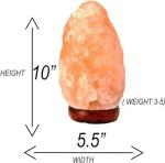 Himalayan Salt Lamp - Healing Crystal Light 3-5 KG