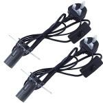 E14 Bulb Holder and 6FT Power Cord Set