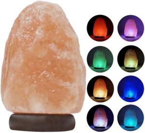 Himalayan Salt Lamp with Color Changing Glow