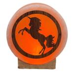 Unicorn Himalayan Salt Lamp with USB Light