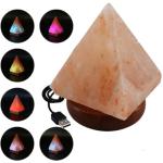 Himalayan Pink Salt Pyramid Color Changing Lamp