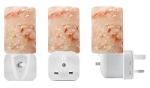Himalayan Salt Rock Lamp Plug in Night Light Air Purifier Switchable Natural Crystal Mood Light Hand Crafted