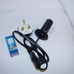 Cleo Natural Himalayan Rock Salt Lamp On Wooden Base Weight 8-10KG