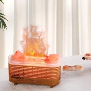2-in-1 Flame Humidifier and Aromatherapy Diffuser