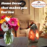 NaturalKrafts® Himalayan Salt Lamp – Grey Rock Crystal