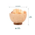 Himalayan Salt Lamp with Dimmer Switch, 3-5kg