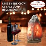 NaturalKrafts® Himalayan Salt Lamp – Grey Rock Crystal