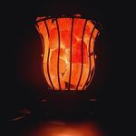 XL Himalayan Crystal Salt Lamp with Basket