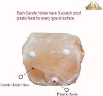 Himalayan Salt Lamp Candle Holder Set of 2