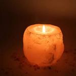 Himalayan Salt Lamp Candle Holder Set of 2