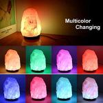 Color Changing USB Himalayan Salt Lamp with Base