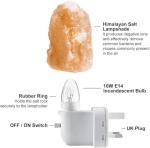 MCHERRY 2 Pack Himalayan Salt Lamp Night Light