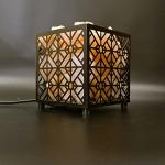 Square Himalayan Salt Lamp in Basket 3-5kg