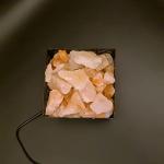 Square Himalayan Salt Lamp in Basket 3-5kg