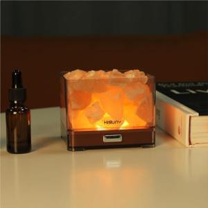 Himalayan Crystal Salt Lamp with Dimmable LED