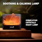 Himalayan Crystal Salt Lamp with Dimmable LED