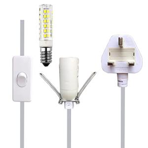 Salt Lamp Replacement Electric Cable with LED Bulb