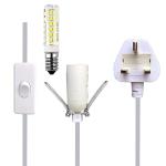 Salt Lamp Replacement Electric Cable with LED Bulb