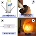 Salt Lamp Replacement Electric Cable with LED Bulb