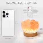 Himalayan Salt Lamp Bowl with USB and Dimmable Light