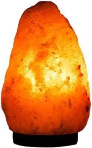 Himalayan Salt Lamp with Wooden Base 7-10kg