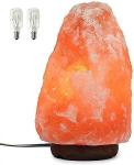 Himalayan Salt Lamp with Wooden Base 7-10kg