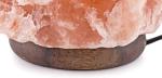 Himalayan Salt Lamp with Wooden Base 7-10kg