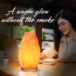 Himalayan Salt Lamp with Wooden Base 7-10kg