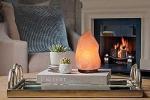 Himalayan Salt Lamp with Wooden Base 7-10kg