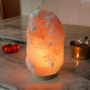 Authentic Himalayan Salt Lamp - Dimmable Pink 4-5 KG