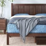 Zinus Adrian Double Bed Frame - Rustic Brown 135x190 cm